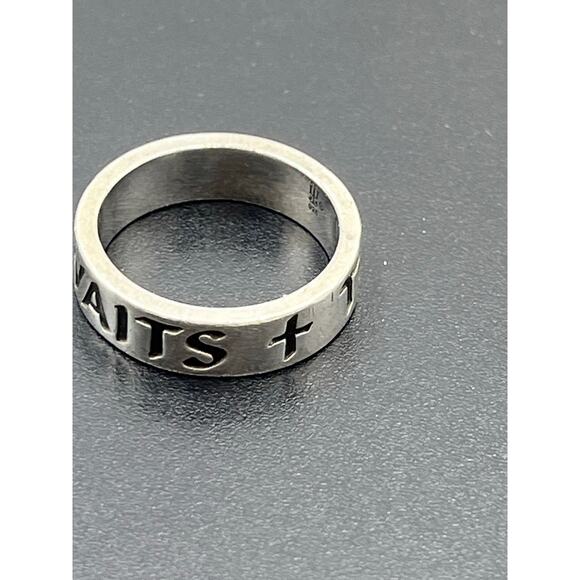 James Avery Sterling Silver True Love Waits Purity Cross Band Ring Sz Small 8.5 - Picture 11 of 11
